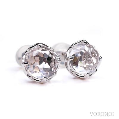 ふるさと納税 甲府市 K10WG クリアクォーツ フラワーカット ピアス MINAMOセッティング VO0021ECQ |  | 01