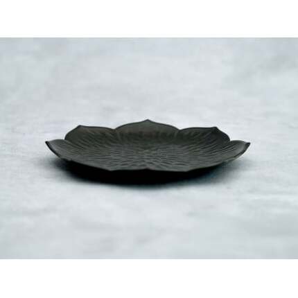 有田焼 flower plate 桔梗/漆黒 5枚セット 深海三龍堂 お皿 プレート 取り皿 ケーキ皿 パン皿 シンプル 食器 AA40-164_イメージ4
