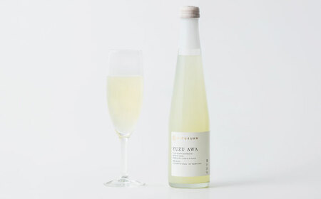 Yuzu Awa（ゆず果汁入り炭酸飲料）2本セットGift Box / 佐賀県 / 川原食品株式会社 [41AABD004]