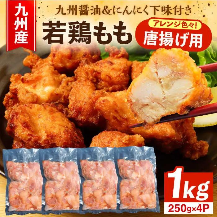 肉屋 若鶏 唐揚げ もも 1kg 小分け おかず 国産 鶏肉 VAJ012