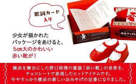 横浜チョコレート「赤い靴」　18足カートン AMH0001