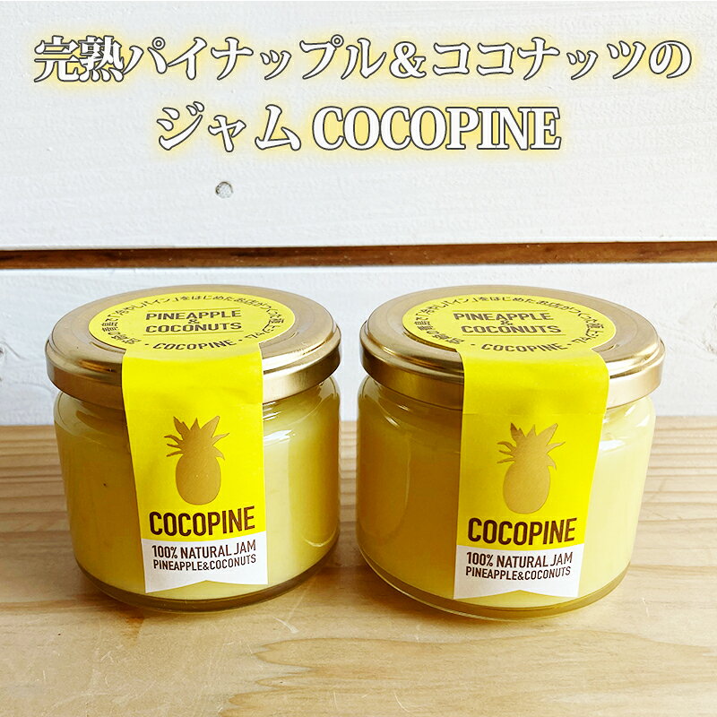 【ふるさと納税】完熟パイナップル&ココナッツジャム COCOPINE ジャム 果物ジャム フルーツジャム パイナップル ココナッツ 瓶 瓶ジャム パイナップルジャム ココナッツジャム 加工品 贈答 贈り物 ギフト プレゼント グルメ お取り寄せ おすすめ 宮崎県 宮崎市