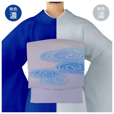 ふるさと納税 京都市 【和装振興応援プロジェクト】歳時記3月2「水温む」京手描友禅 染帯|染帯 着物 織物 人気 おすすめ |  | 01