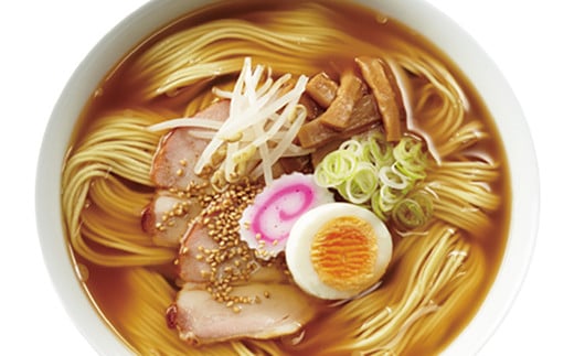 「ごましょうゆ味棒ラーメン」※調理例
煎りごまの風味豊かなコク深いごましょうゆラーメンです。