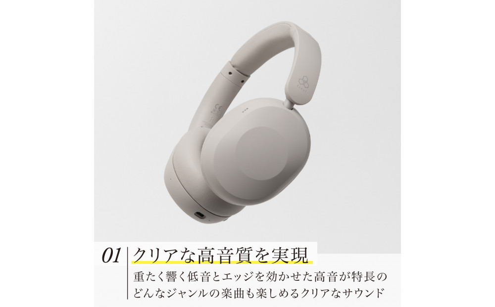 ワイヤレスヘッドホン final UX1000 BLACK ハイコスパモデル/ノイズキャンセリング/ノイキャン/ANC/マイク付き