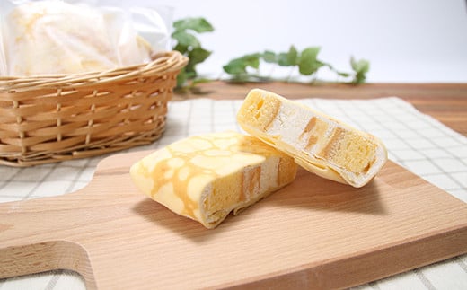 
【絶品/スイーツ】ひんやり 和賀ロールクレープ包み 6個
