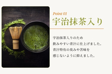 青汁 宇治抹茶使用 緑茶青汁 青汁【3g×30包】【定期便6か月】