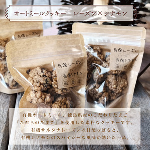 【 クッキー 】 おまかせ 3種 有機 オートミール クッキー