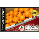 【ふるさと納税】定期便 先行受付 2025年 10月発送スタート 有田みかん 食べくらべ 3種 特秀 各 5kg コース 全3回 南泰園 | フルーツ 果物 くだもの 食品 人気 おすすめ 送料無料