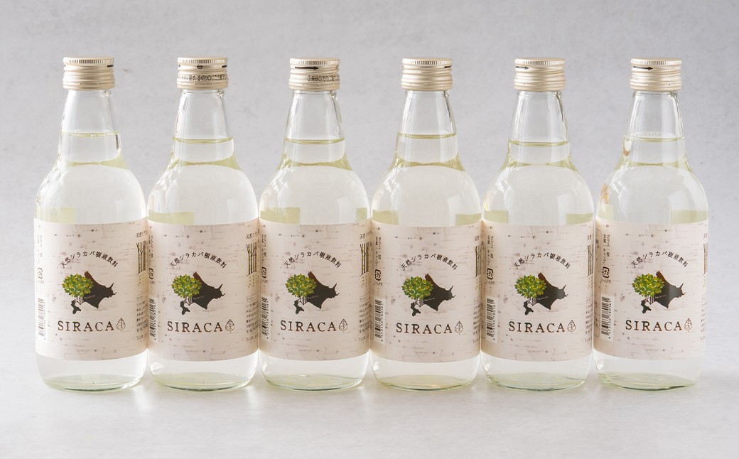 
            SIRACA Drink 360ml 6本 計2.16L シラカバ樹液 樹液 飲料水 水 国内 北海道産 北海道 蘭越町 常温
          