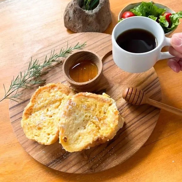 
                  チーク材　ワンプレートトレイ（丸タイプLサイズ）27㎝
                