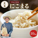 【ふるさと納税】 【先行予約 11月15日より順次発送予定】 玄米 10kg にこまる 静岡県産 米 お米 おこめ ごはん ご飯 食品 食物繊維 静岡県 藤枝市