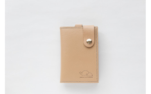 【SLOWLY AND SURELY】手縫い牛革　手帳カバーLサイズ　茶