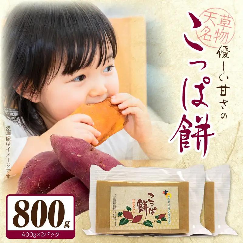 S170-001_天草名物 優しい甘さのこっぱ餅(いも餅) 400g×2パック