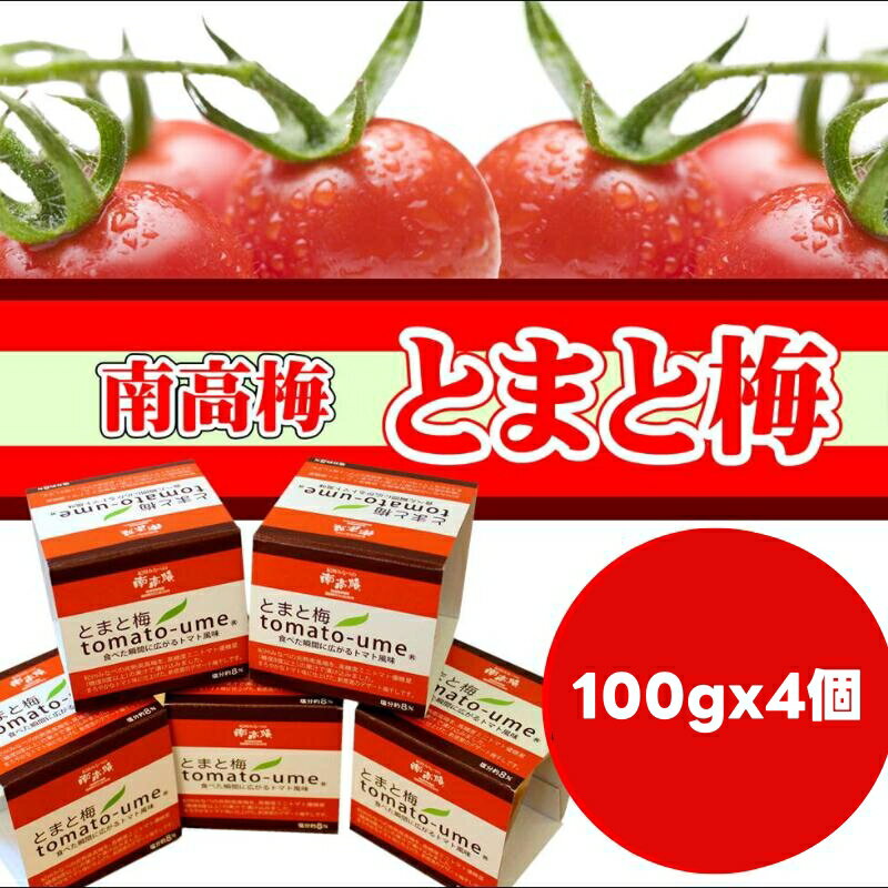 【ふるさと納税】とまと梅tomato-ume 100g×5個 / 梅干し 梅干 梅