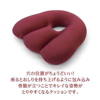 ふるさと納税 三木市 MOGUプレミアムホールシートクッション　ワインレッド |  | 01