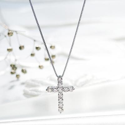 ふるさと納税 甲府市 Pt ダイヤクロス(0.20ct)　PN 330630 |  | 01