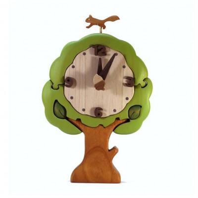 ふるさと納税 河内長野市 木の時計 プレゼントに 知育玩具