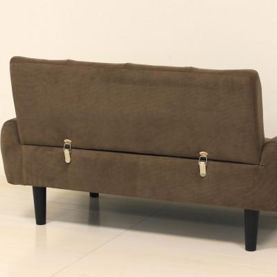 ふるさと納税 海南市 2Pコーデュロイソファー　パンプキンイエロー |  | 02