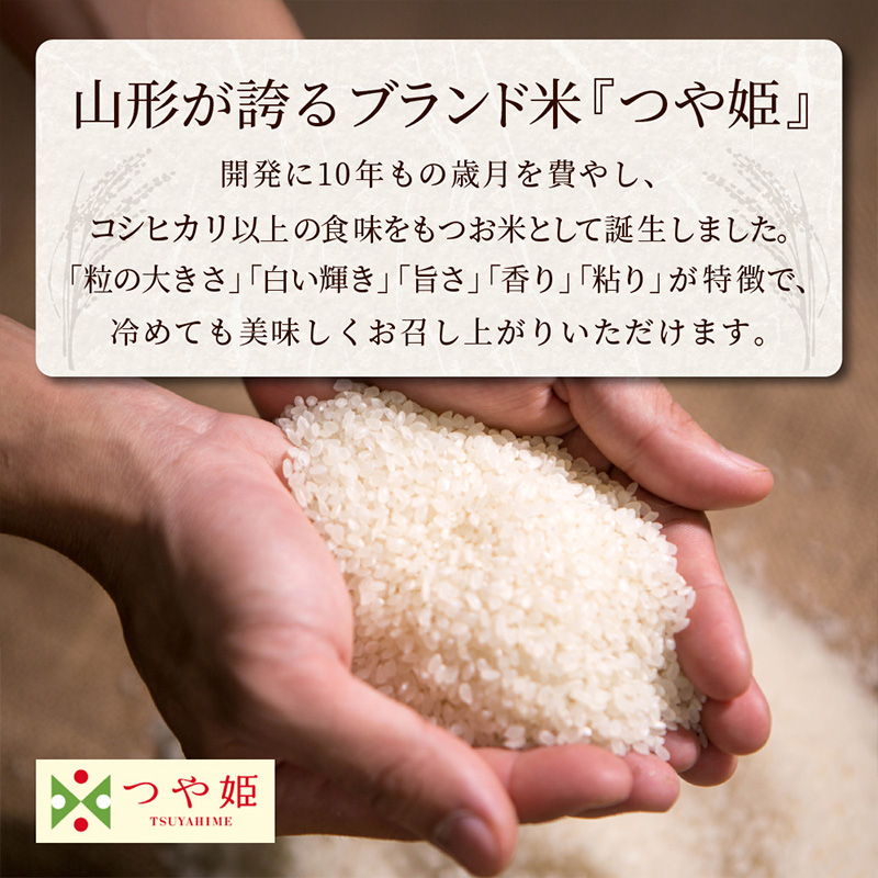 【定期便2回】やまがた玄米パックごはん 150g×9個  (つや姫) 