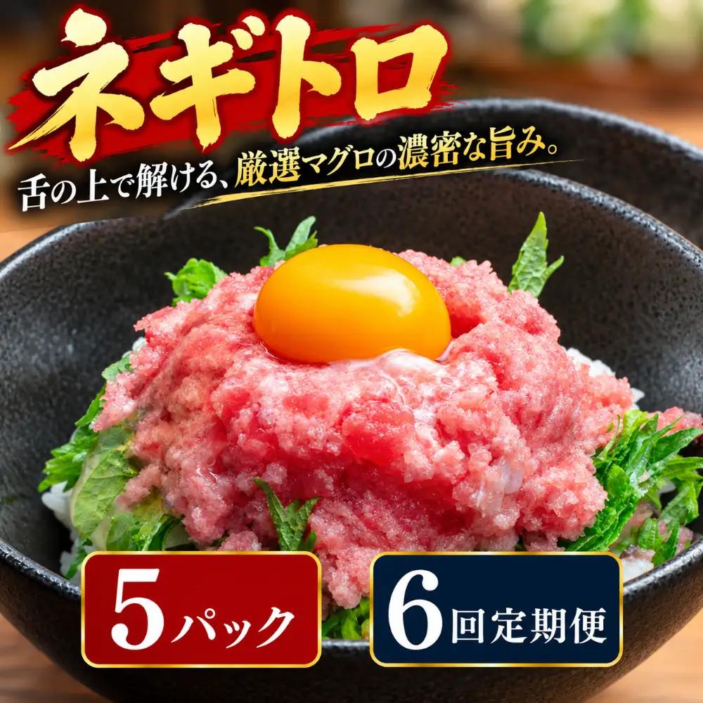 6回定期便  まぐろのネギトロ  5パック 【ねぎとろ】