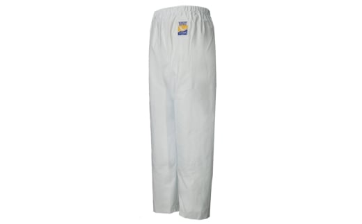 マリンエクセル　並ズボン膝当て付　ホワイト　12050610【サイズ：3L】 / 防水 水産関係 作業着 作業服【logo148】