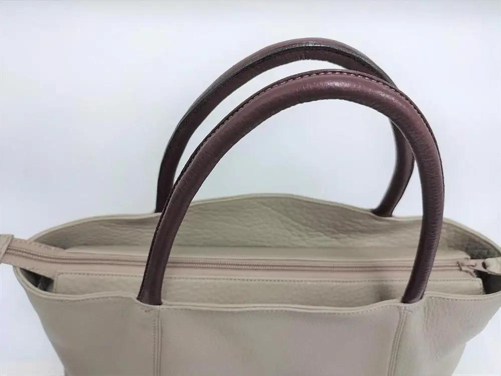 「鞄工房　香」横長トートバック　グレー