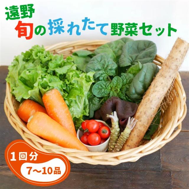 旬の採れたて野菜の詰め合わせセット　7～10品~いっぺ食べろよ~ こんたでぃーの遠野