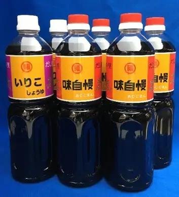 だし醤油詰合せ 丸福醤油 讃岐 うすくち こいくち だし醤油詰合せ【1L×6本】