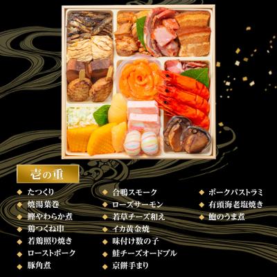 ふるさと納税 大府市 玉清屋 生おせち 彩華 和洋中弐段重 35品(2〜3人前) 冷蔵 |  | 01