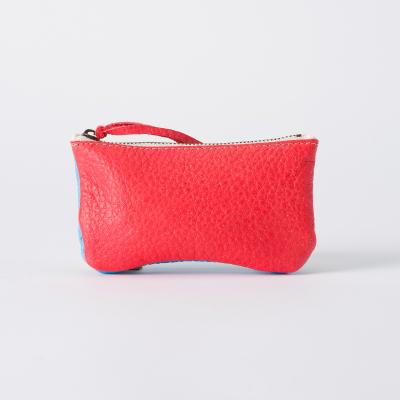 ふるさと納税 宍粟市 鹿革コレクション【露草×紅】ポーチジッパーモデル　AN2 |  | 02