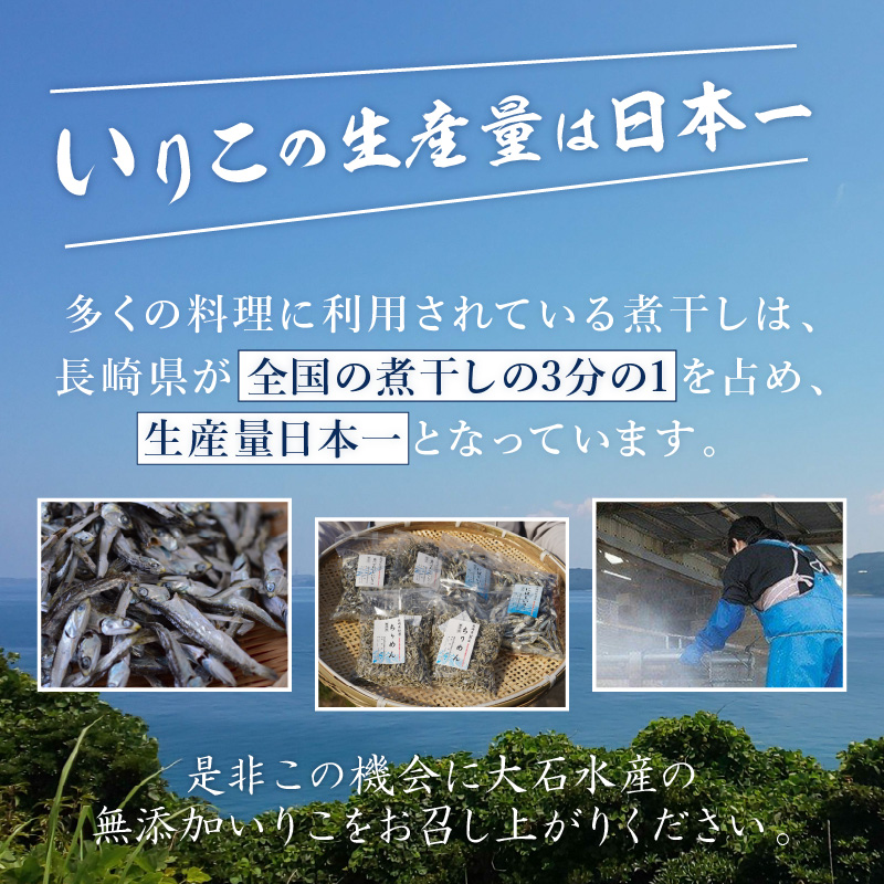 【塩分無添加！】そのまま食べておいしいいりこ(100g×4袋)( いりこ イワシ 美味しい 塩分不使用 添加物不使用 無添加 おやつ おつまみ )【A7-077】