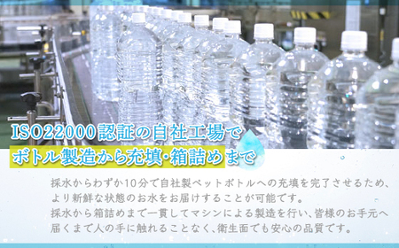 ＜ラベルレス＞富士山蒼天の水 2000ml×6本（1ケース）