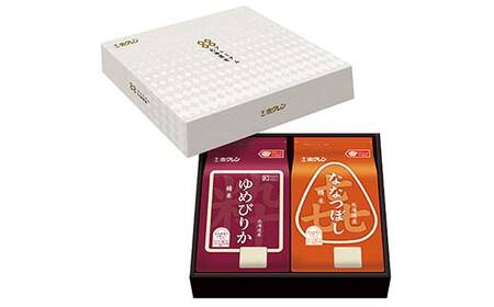 令和6年産 ホクレン 北海道米プレミアムギフト SY (精米) ゆめぴりか 喜ななつぼし 各2kg 2種セット 計4kg 食べ比べ ごはん こめ 白米  F6S-020