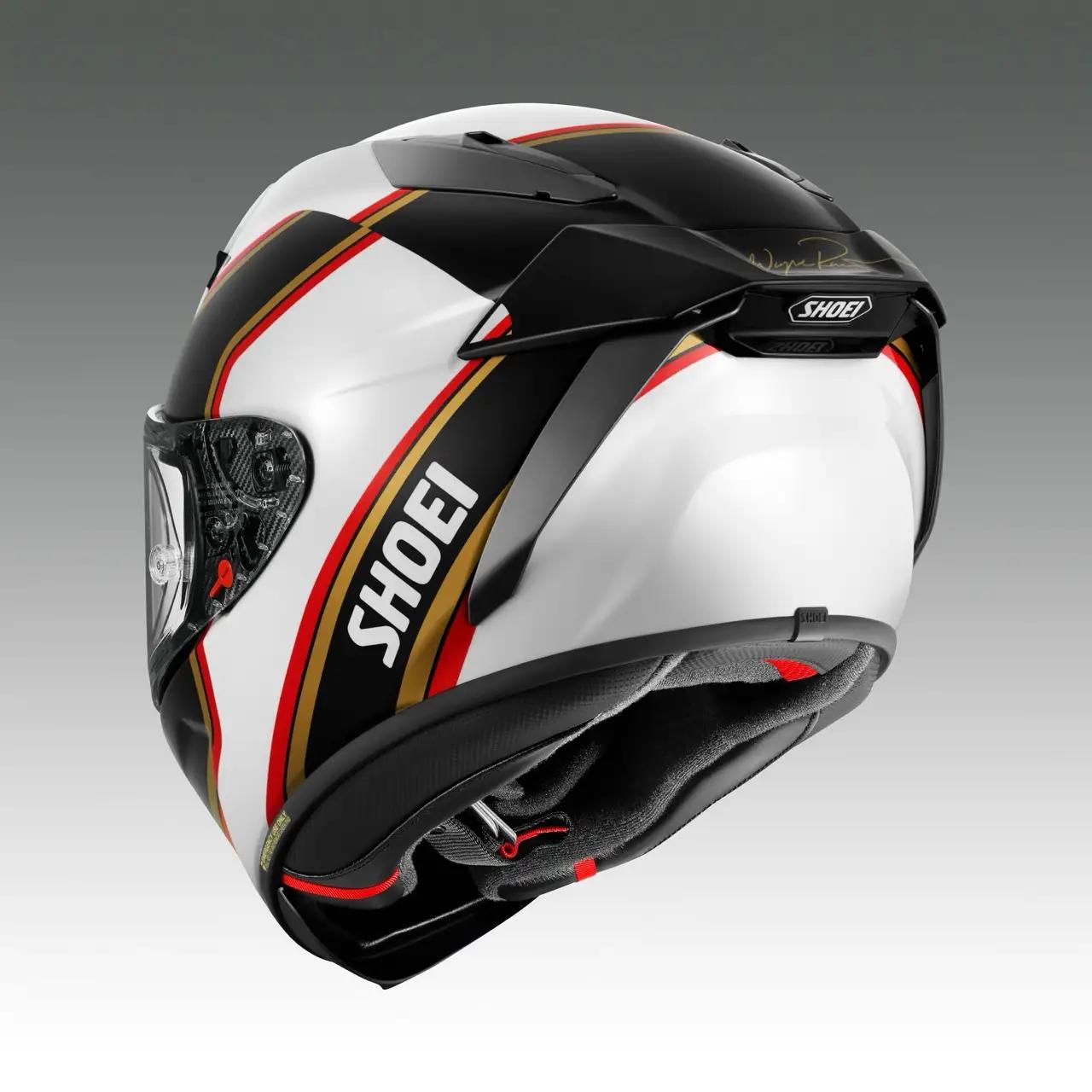 SHOEIヘルメット【X-Fifteen RAINEY (WHITE／BLACK)】L フィッティングチケット付き [2176]