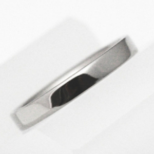 純チタン平打リング (幅2.5mm) 8号 | アクセサリー リング