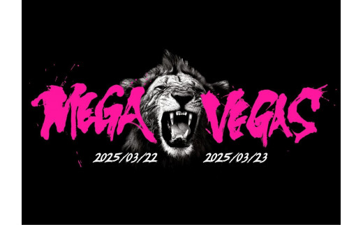 
            「MEGA VEGAS 2025」3/22(土)～23(日)　2DAY
          