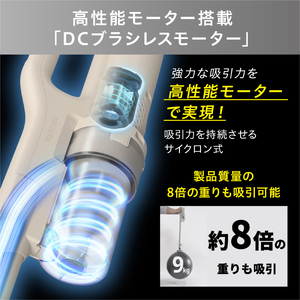 【最短翌日配送】掃除機 スティッククリーナー MagiCaleena コードレス SCD-123P-H グレー アイリスオーヤマ