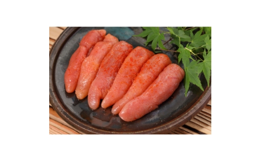 まるきた水産 無着色辛子明太子1.5kg (一本物300g×5)(水巻町)【1738288】