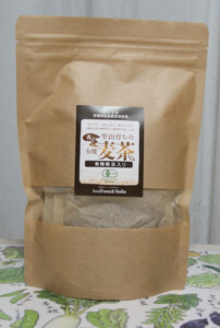 JAS認定　里山育ちの香ばし有機麦茶(有機黒豆入り) 3袋（1袋あたり10g入り×14包）