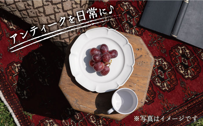 【波佐見焼】マーガレット プレート (白マット釉) 2枚セット【イロドリ】 [KE34]