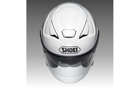 SHOEIヘルメット「J-Cruise 3 ルミナスホワイト」S フィッティングチケット付｜ジェイクルーズ ジェット バイク ツーリング ショウエイ [1202]