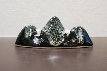 箸置き 津軽焼 岩木山箸置き 4個セット 工芸品 青森県弘前市 草邑