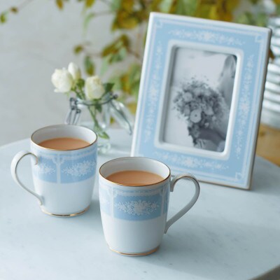 ノリタケ【レースウッドゴールド】マグカップペア【1637800】