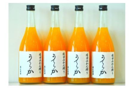 有田みかん搾り「うららか」4本セット(B291-2)