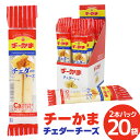 【ふるさと納税】チーかまチェダーチーズ2本パック 20袋 チーかま ちーかま チーズ かまぼこ 蒲鉾 練り物 名産 通販 人気 おつまみ 家飲み 惣菜 食品 お取り寄せ 送料無料 大量 セット 有名 敬老の日 低カロリー 丸善 チェダー 食べやすい 持ち運び 11-J