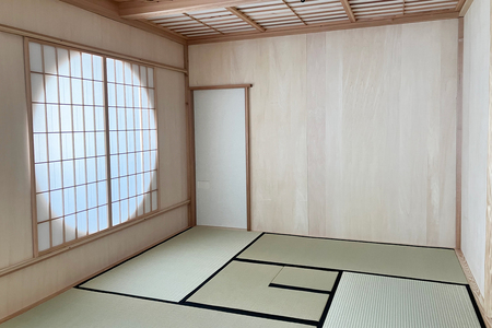 宮大工モバイル茶室「無名庵」(モバイル和室) [竹]｜宮大工 茶室 和室 茶道 花升木工社寺建築 伊勢原市 [0562]