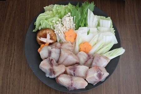 山陰浜田港 天然ふぐ鍋・炙り刺身セット 特製ポン酢付（3～4人前） 魚介 鍋 ふぐ 刺身 たたき セット 鍋セット 鍋料理 海鮮鍋 【146_2034】