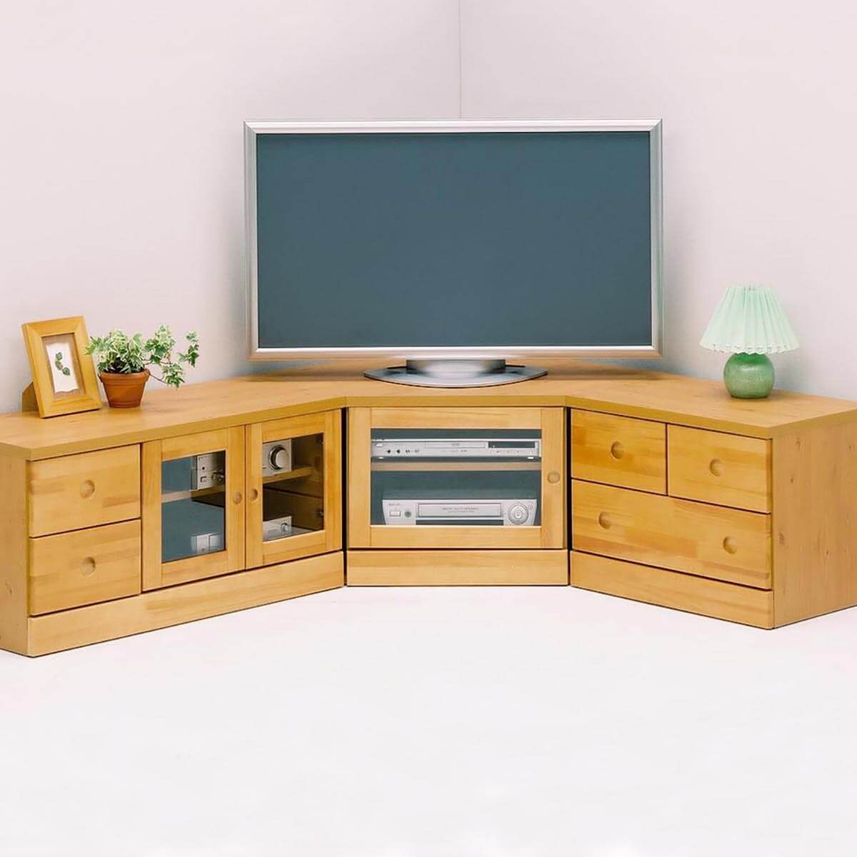 コーナーテレビボードセット フェアリー【諸富家具】：C233-002_イメージ4