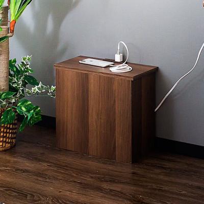 ふるさと納税 海南市 ケーブルボックス コンセント付き ウォールナット aku101084402